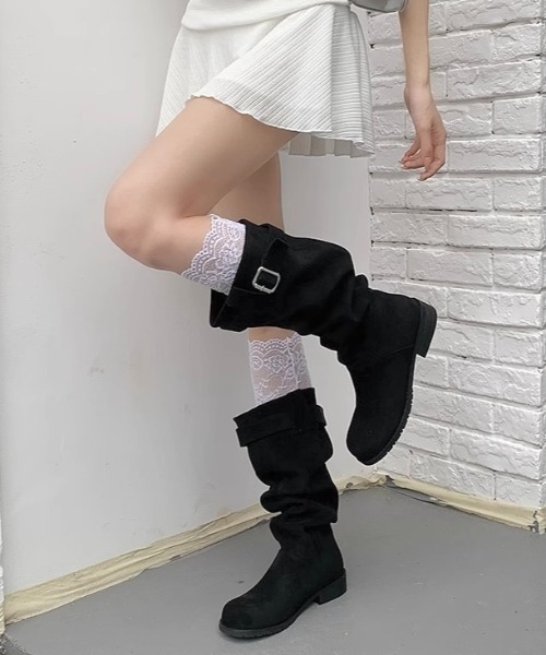「LADY LIKE」 ブーツ 24.5cm ブラック レディース_画像8