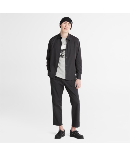 「Timberland」 長袖シャツ SMALL ホワイト メンズ_画像7