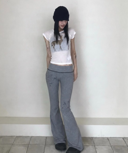 SCULPTOR（スカルプター） tシャツ 半袖 Zen Deer Tee レディース
