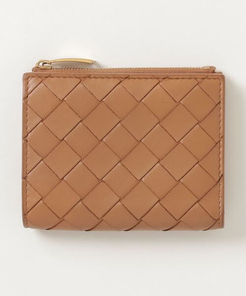 BOTTEGAVENETAブラウンニつ折り財布 BOTTEGA VENETA（ボッテガ・ヴェネタ） 財布 - ブラウン レディース