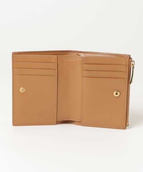 ボッテガヴェネタ ウォレットコード　美品　ブラウン BOTTEGA VENETA（ボッテガ・ヴェネタ） 財布 - ブラウン レディース