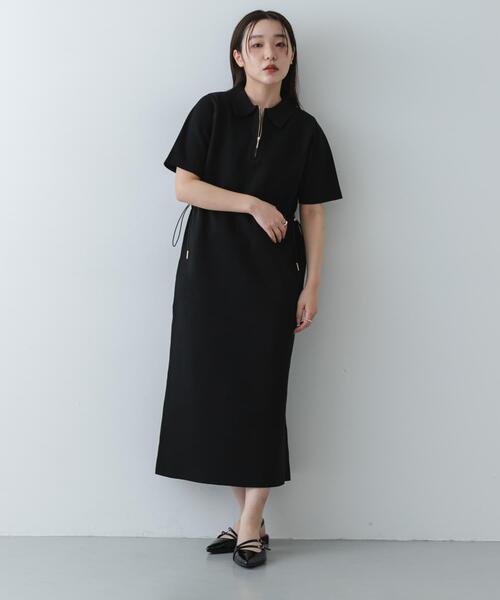 新品　URBAN RESEARCH 半袖 ハンドペイントライク ワンピース SENSE OF PLACE by URBAN RESEARCH ワンピース 半袖 「洗濯可