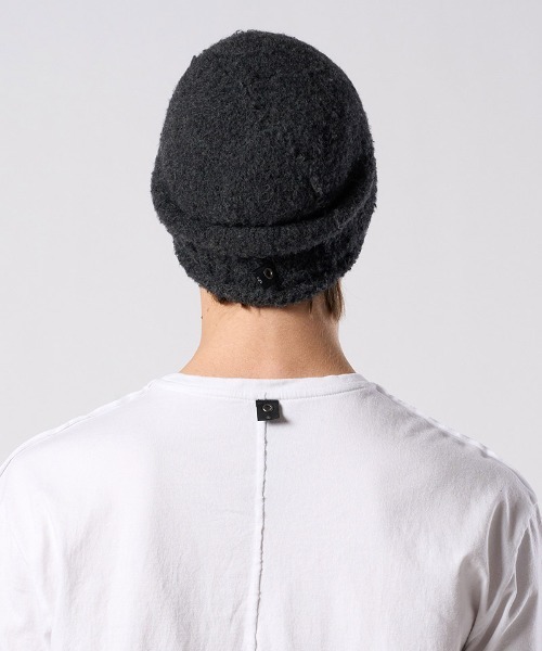 wjk ニット帽 ニットキャップ mko13614- fancy yarn roll beanie