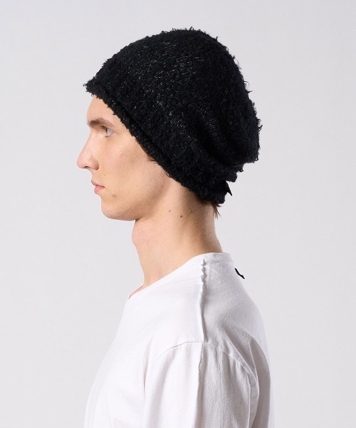 wjk ニット帽 ニットキャップ mko13614- fancy yarn roll beanie