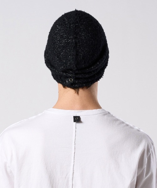 wjk ニット帽 ニットキャップ mko13614- fancy yarn roll beanie