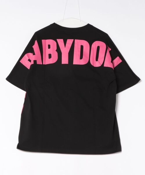 BABYDOLL（ベビードール） tシャツ 半袖 親子お揃い ネオンバックロゴ