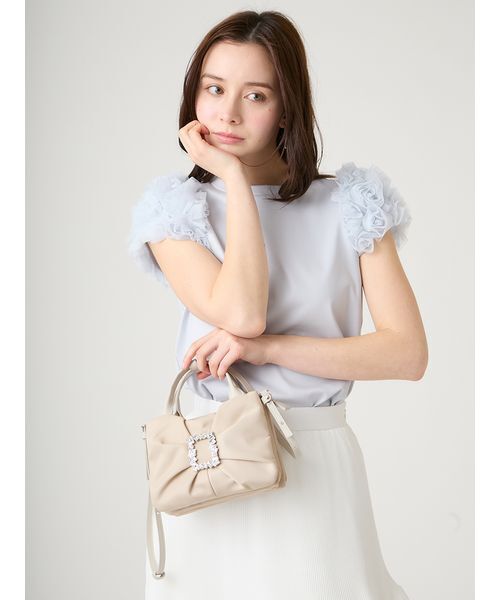 CELFORD（セルフォード） ショルダーバッグ バッグ ビジュー付きリボン