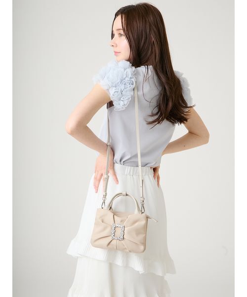 CELFORD（セルフォード） ショルダーバッグ バッグ ビジュー付きリボン