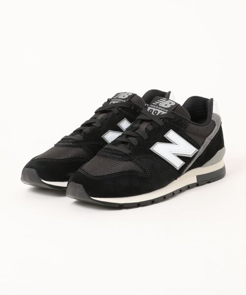 「New Balance」 シューズ 24.0cm ブラック メンズ