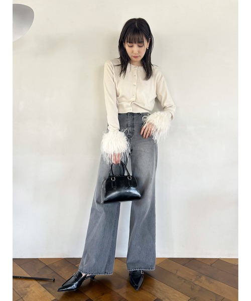 SNIDEL（スナイデル） デニムパンツ 0 ブラック レディース : ZOZOTOWN