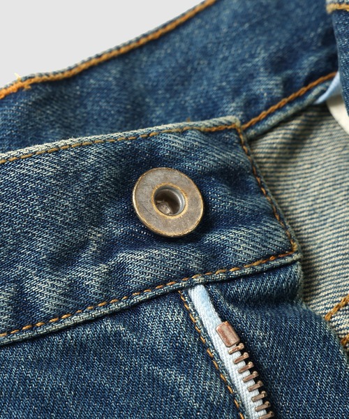 パンツ Distressed shorts メンズの画像