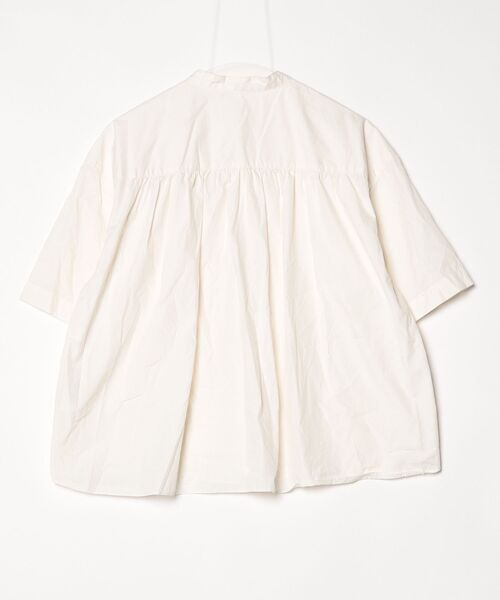 ホワイト 半袖シャツ estroso Morris & Sons（モリスアンドサンズ） 「Morris & Sons」 半袖ブラウス