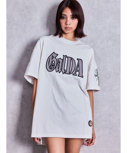GALFY（ガルフィー） tシャツ 半袖 GYDA×GALFY BACK LOGO BIG Tシャツ