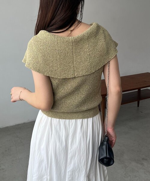 CAPRICIEUX LE'MAGE（カプリシューレマージュ） ニット セーター BIG襟