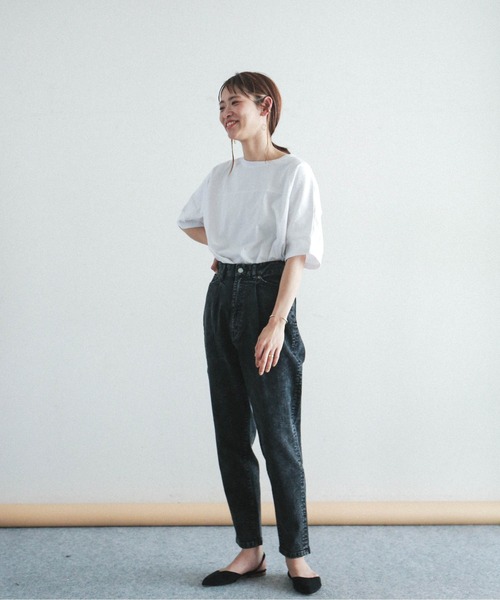 「FIL DE FER」 デニムパンツ 26 グレー レディース_画像7