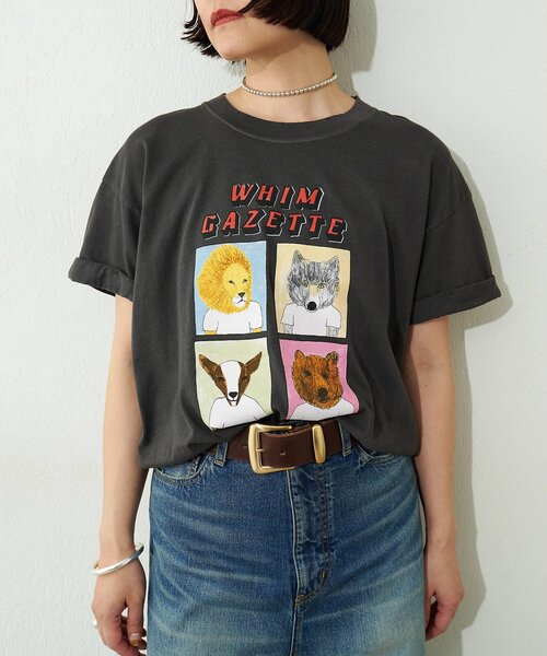 未着用　ウィムガゼット　デザイナーTシャツ Whim Gazette（ウィム ガゼット） tシャツ 「UNFORTUNATE PORTRAIT