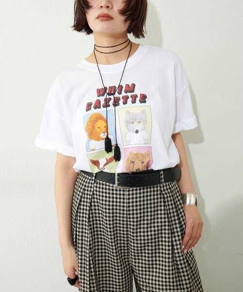 Whim Gazette（ウィム ガゼット） tシャツ 「UNFORTUNATE PORTRAIT