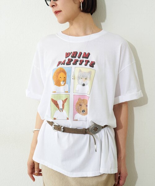Whim Gazette（ウィム ガゼット） tシャツ 「UNFORTUNATE PORTRAIT