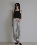 タンクトップ ノースリーブ Drape Cut...の詳細画像1