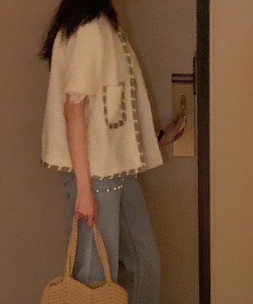 「N.s」 デニムパンツ L ブルー レディース_画像5