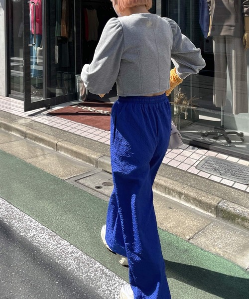「Alley by w closet」 イージーパンツ FREE ブルー レディース_画像3