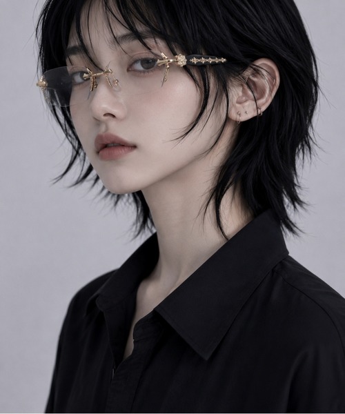 Bling Leads 伊達メガネ メガネ 眼鏡 「Bls」「ZA」「Bling Leads