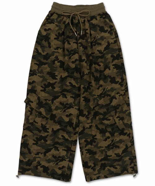 「SPINNS」 「attitude makes style!」イージーパンツ ONESIZE グレー レディース_画像8