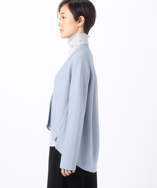 「Gabardine K.T」 ニットカーディガン 9号 ネイビー レディース_画像7