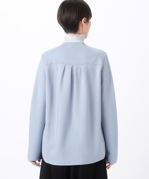 「Gabardine K.T」 ニットカーディガン 9号 ネイビー レディース_画像8