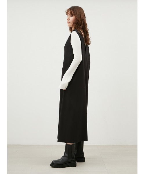 「Mila Owen」 コンビワンピース 0 ブラウン レディース_画像6