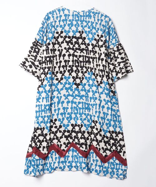 「TSUMORI CHISATO」 7分袖ワンピース 02 ブルー レディース_画像2
