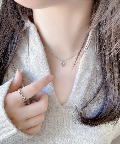 BLOOM（ブルーム） ネックレス シルバー キュービックジルコニア