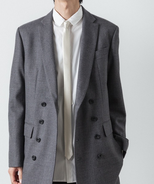 アトウ a ato o ネクタイ　ブラック　サテン　メンズ 新品 ato（アトウ）の「SUPER NARROW TIE（ネクタイ）」 - WEAR