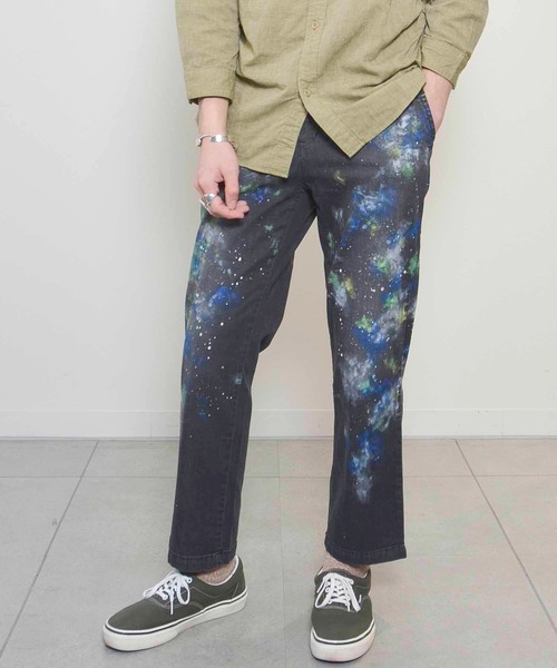 初回限定 パンツ デニム ジーンズ ペイントデニムトラウザー 最先端 Epicmountainbike Com