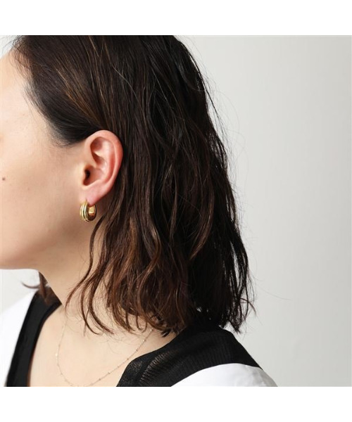ピアス 【TOMWOOD】Ice Hoop Small Line アイスフープ ゴールド ピアス