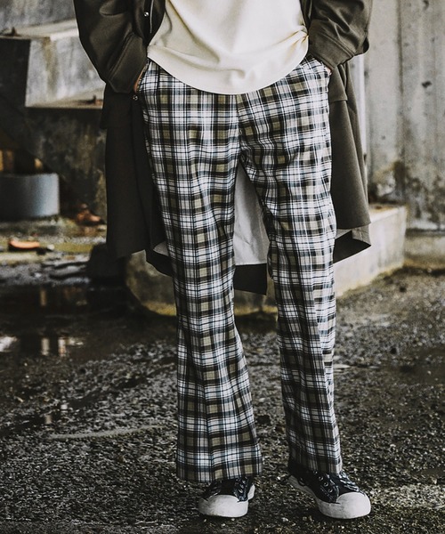 21激安通販 パンツ ハイウエストワイドレッグパンツ ボトムス パンツ メンズファッション ファッション 11 011 Www Ttahs Com