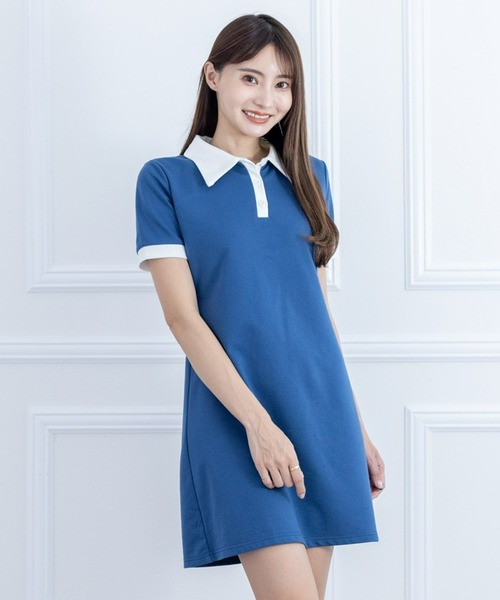 ワンピース ポロタイプミニワンピース Zozotown Yahoo 店 通販 Yahoo ショッピング