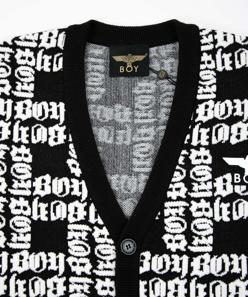 BOY LONDON カーディガン 「BOY LONDON」BOY LOGO PATTERNED