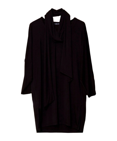 NO ID.（ノーアイディー） tシャツ 「NO ID.」Stole-Attached Dolman