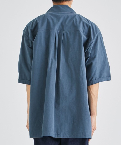 UJOH（ウジョー） 七分袖 シャツ Shark Collar Shirts メンズ