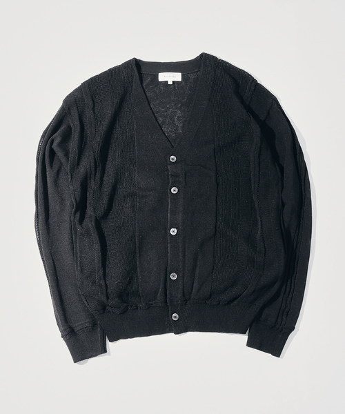 ABAHOUSE（アバハウス） カーディガン ハイツイスト ニット シアー