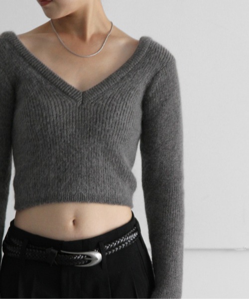 ALLEGE（アレッジ） ニット セーター ALLEGE MOHAIR V KNIT レディース