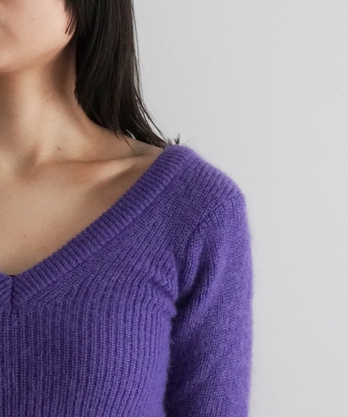 ALLEGE（アレッジ） ニット セーター ALLEGE MOHAIR V KNIT レディース