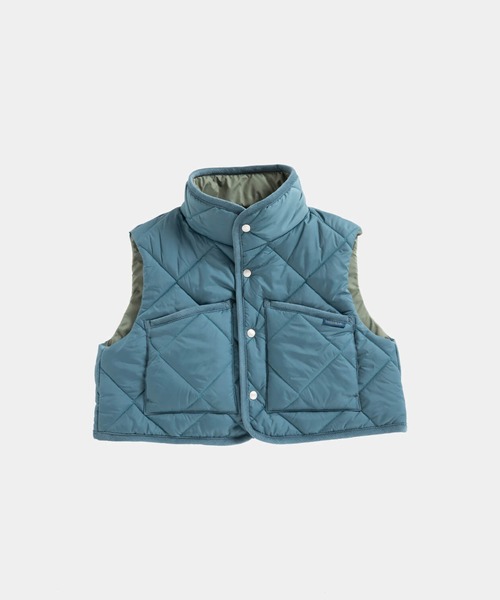 ベスト ジレ BIG QUILT CROPPED MICKFIELD WOMENS / ビッグ キルト クロップド ミックフィールド ウィメンズ レデ