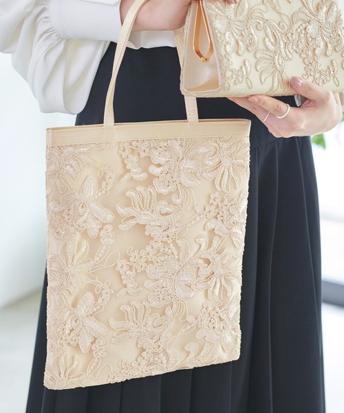 RUIRUE BOUTIQUE（ルイルエブティック） エコバッグ レース刺繍サブ