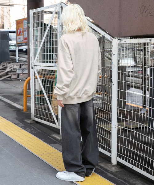 ★AMES-WORLDWIDE★NEW MESSAGE SWEATSHIRT GREY★正規品/送料込 MUSINSA公式 | AMES-WORLDWIDE NEW MESSAGE COLLAR SWEATSHIRT