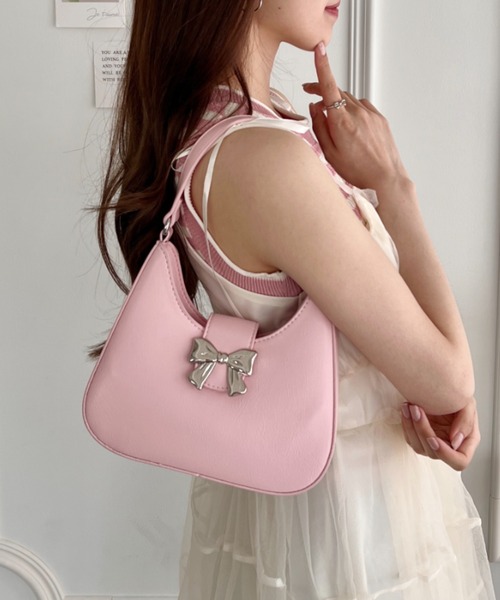 ☆未使用級☆ MISS GAIL 2way ショルダー ハンドバッグ チャーム