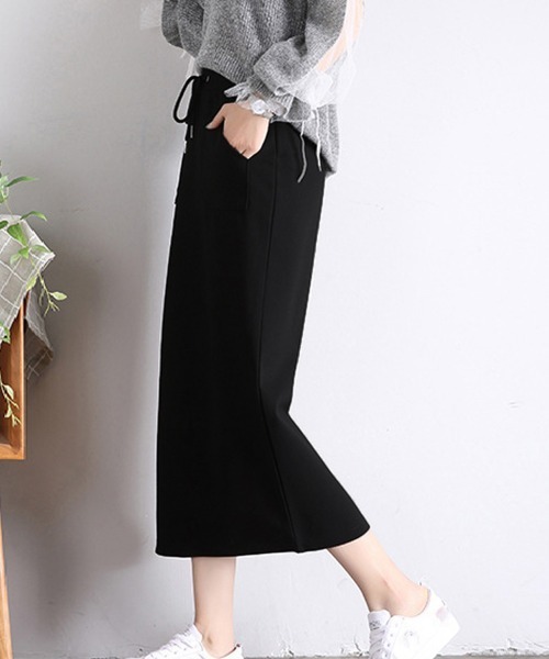 miniministore スカート スリット入り ロングスカート
