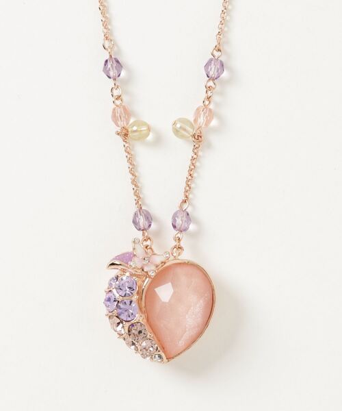 【ANNA SUI】即対応 桃モチーフ ネックレス ANNA SUI ネックレス 桃モチーフ レディース : ZOZOTOWN Yahoo