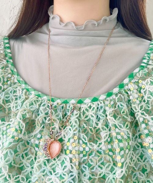 すぐ届く☆国内発送 ANNASUI(アナスイ)桃モチーフ ネックレス 桃モチーフ ネックレス（ネックレス）｜ANNA SUI（アナスイ